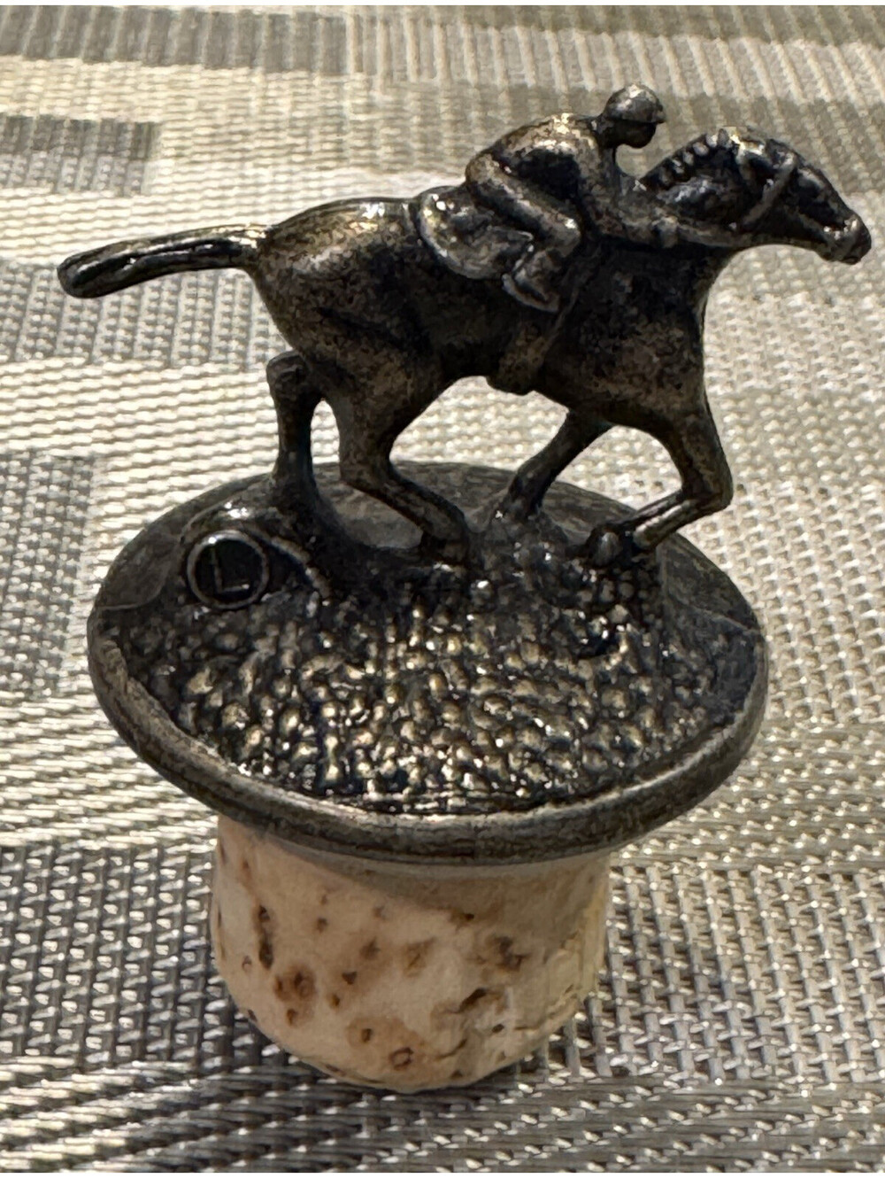 Blantons bourbon stopper letter L